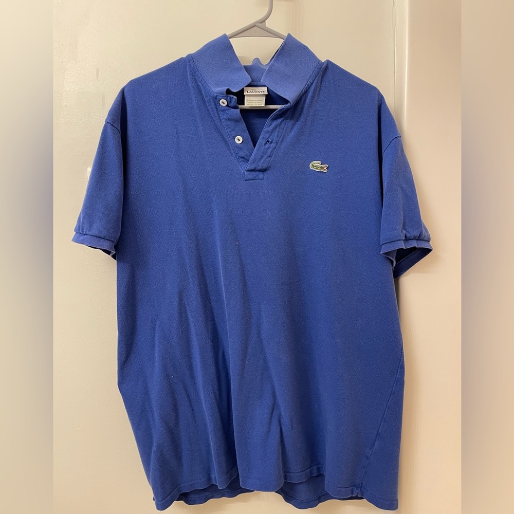 Size 8 Royal Blue Lacoste Shirt